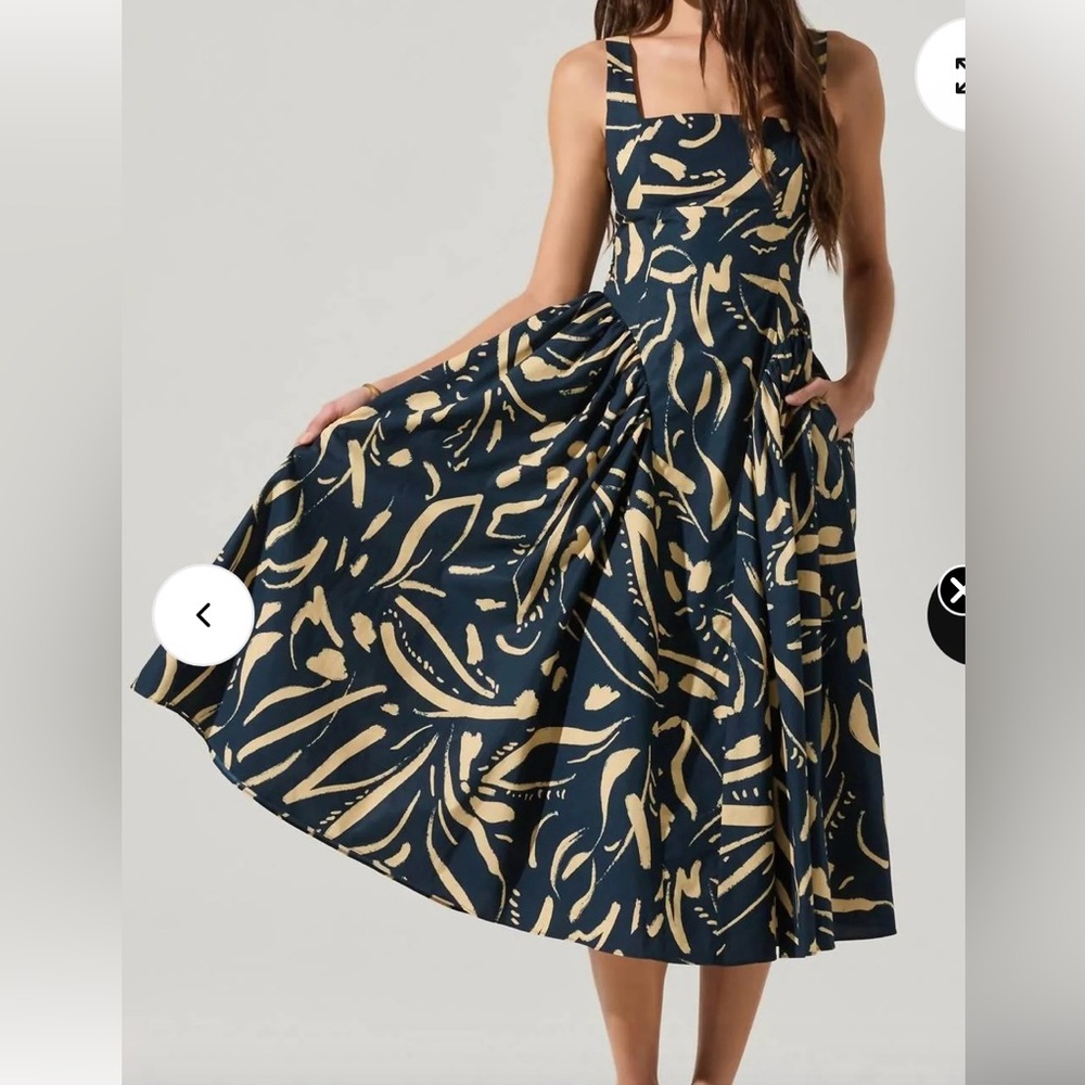 Vinya drop midi waist